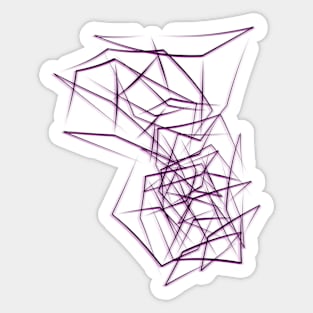 Geometric confusion Sticker